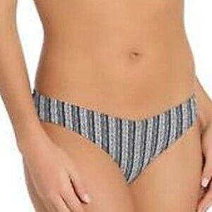 Heidi Klum Savannah Sunset Swim  Bikini Bottom Tribal Black Medium NWT